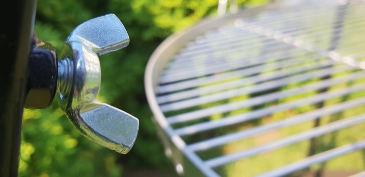 GRILL TRÓJNÓG OGRODOWY OGNISKOWY 191 STOJAK I RUSZT NAD OGNISKO