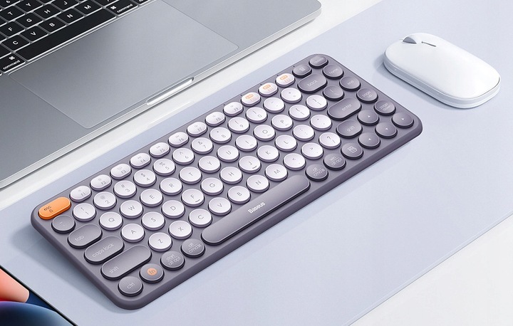 Klawiatura bezprzewodowa Baseus K01A Bluetooth Szara