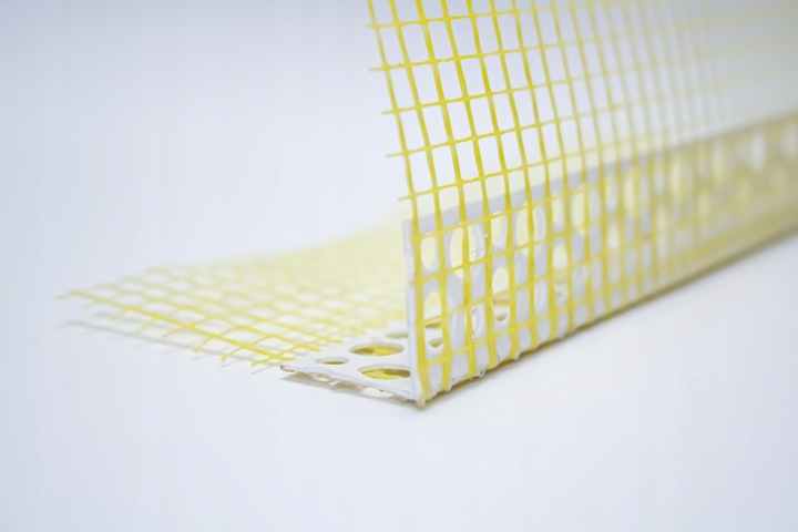 Narożnik listwa PCV z siatką 2,5mb 25 szt.