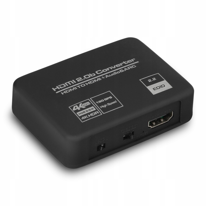 Ekstraktor HDMI 2.0 TOSLINK KONWERTER AUDIO ARC TOSLINK CINCH AUX HDCP