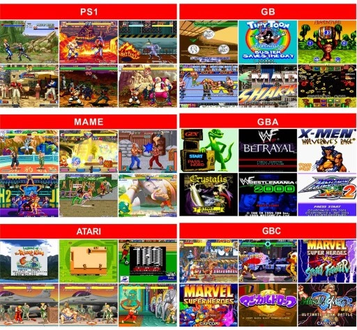 Konsola Retro Gra Telewizyjna Video Emulator + 2 Pady 20000 Gier j. Polski