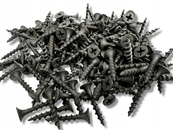 WKRĘTY DO DREWNA CZARNE FOSFATOWANE 4,2x70 10KG