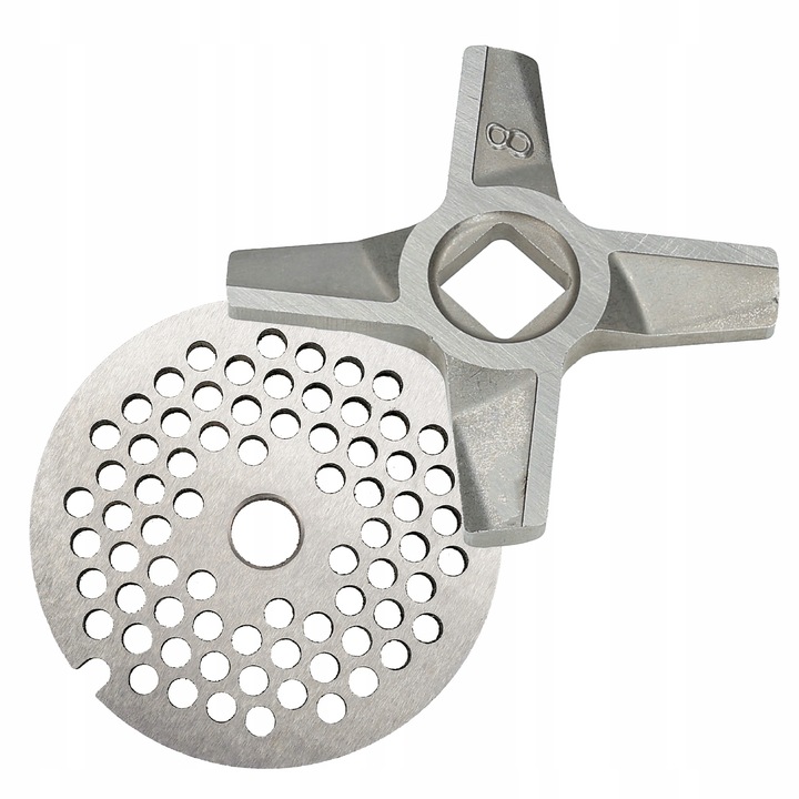 Sitko i Nożyk dwustronny do maszynki do mięsa Zelmer numer 8 średnica 4