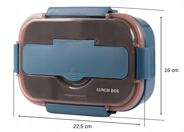 LUNCHBOX POJEMNIK ŚNIADANIOWY NA ŻYWNOŚĆ DZIELONY FRESH 500ML