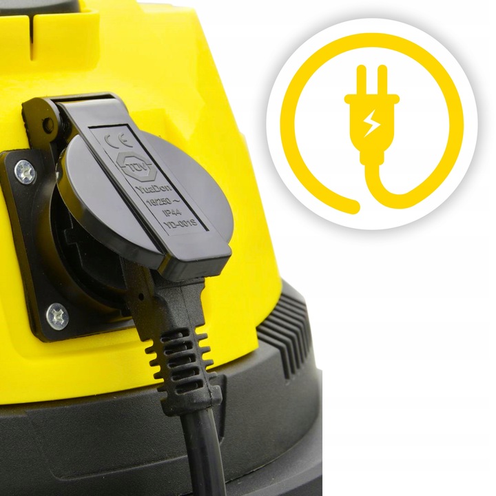 ODKURZACZ PRZEMYSŁOWY BEZWORKOWY Z OTRZĄSACZEM DO GIPSU SUCHO MOKRO