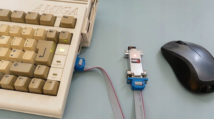 Adapter mysz joystick pad do komputera ATARI ST AMIGA C64 TOM RevX