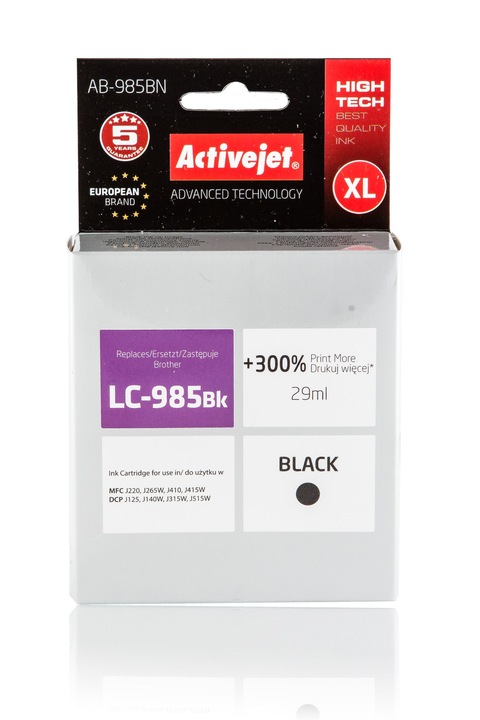ACTIVEJET LC985 DCP-i125 DCPJ125 J315W J515W J140W