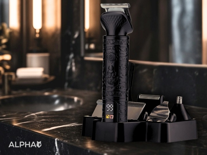 Maszynka Do Strzyżenia Włosów, Brody 7W1 - Golarka + Trymer Do Nosa