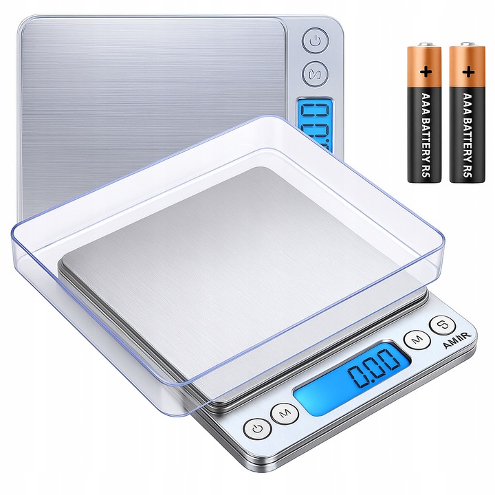 PRECYZYJNA WAGA JUBILERSKA 500g 0,01g ELEKTRONICZNA DOMOWA LCD