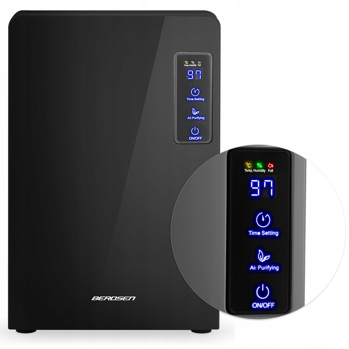 OSUSZACZ OCZYSZCZACZ POWIETRZA POCHŁANIACZ WILGOCI LAMPA UV 2200 ml