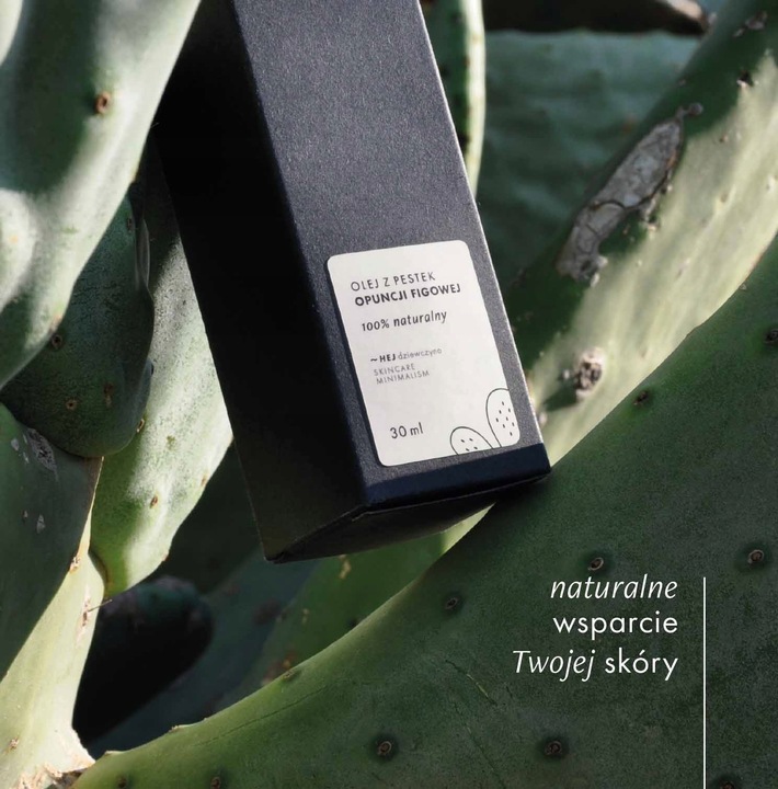 ~Hej dziewczyno, Olej z Opuncji Figowej, 100% BIO Organiczny, Premium, 30ml