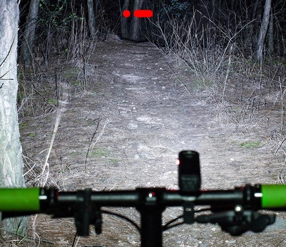 Zestaw LED oświetlenie Tył Przód na USB lampka rowerowa (E026)