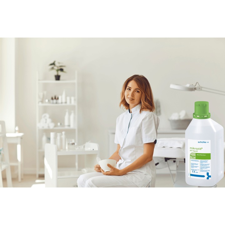 MIKROZID AF LIQUID 1L PŁYN DO DEZYNFEKCJI POWIERZCHNI PREPARAT SCHULKE