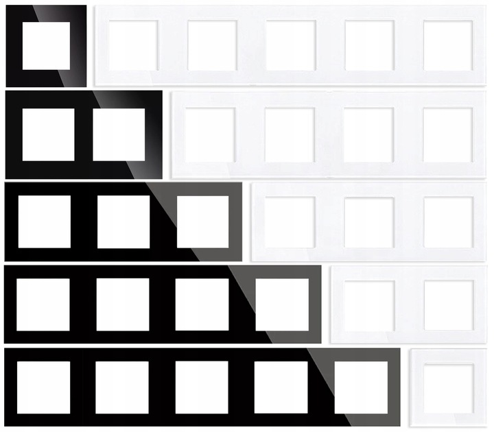 Włącznik Wyłącznik Światła Szklany Elektryczny Szkło Pojedynczy MIUUN