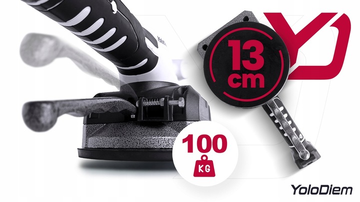 WIBRUJĄCA PRZYSSAWKA DO PŁYTEK WIBRATOR DO PŁYTEK PRO 21V AKU 2x2AH