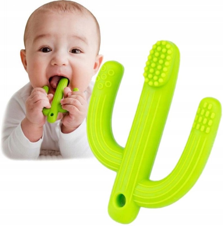 GiliGums DUMEL GRYZAK SZCZOTECZKA DO ZĘBÓW KAKTUS