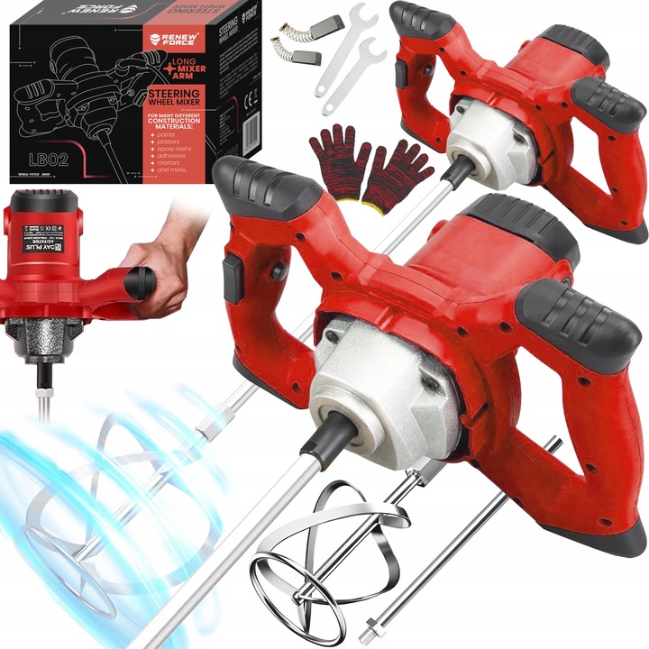 MIESZADŁO DO KLEJU ZAPRAWY BETONU ELEKTRYCZNE 2600W MIESZALNIK MOCNE