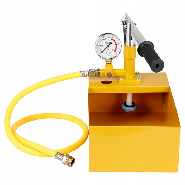 VEVOR Pompa Testowa Hydrostatyczna 25bar 362PSI 5L Zbiornik 1m Wąż do