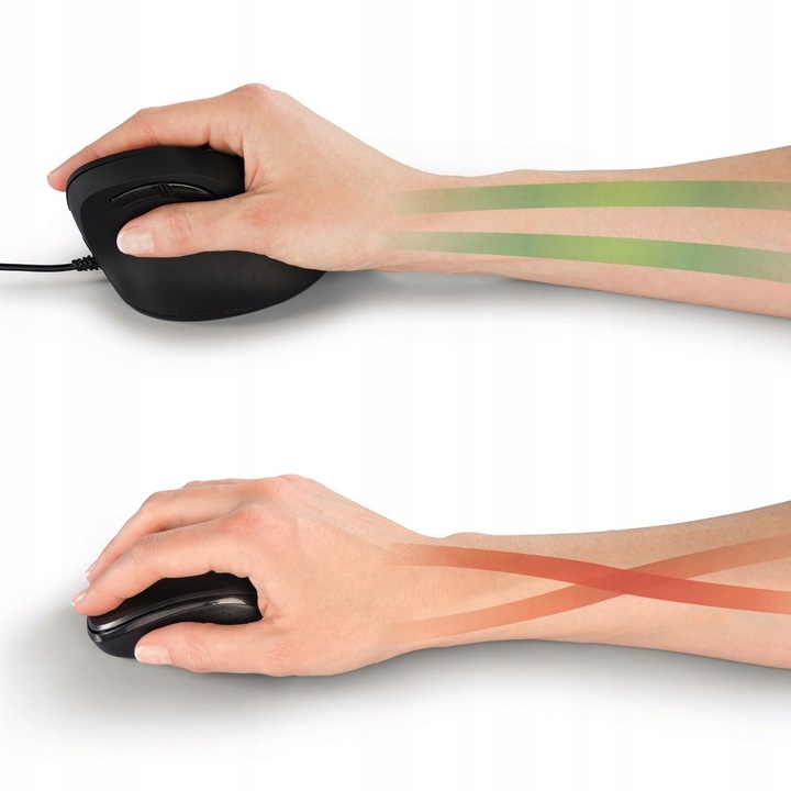 Myszka przewodowa ergonomiczna Hama EMC-500 mysz