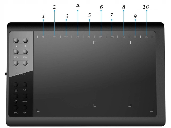 Tablet graficzny BOSTO 1060 Plus
