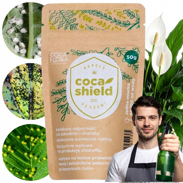 CocaShield Odżywka Do Roślin Ochrona ANTY - Szkodnik Niesamowicie