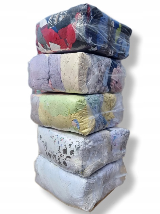 CZYŚCIWO CIĘTE KOLOR BAWEŁNIANE EXTRA CHŁONNE SZMATY 10KG DO WARSZTATU