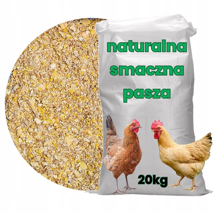 Mieszanka paszowa dla kur niosek, SMACZNA i prosta kompozycja 20kg