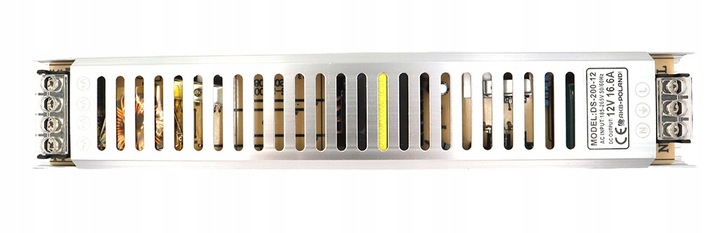 ZASILACZ 12V LED 200W Slim Montażowy Modułowy Do Taśmy MONO RGB