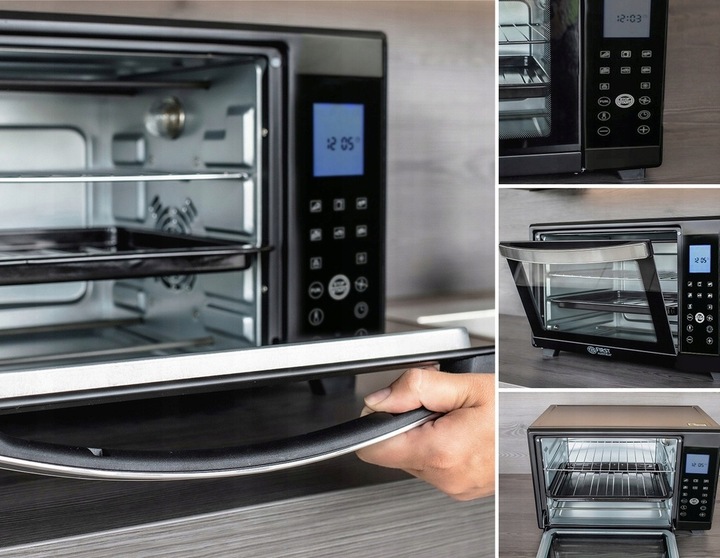 Piekarnik First Austria 45L LED Dotykowy 2000W z Rożnem i Grillem