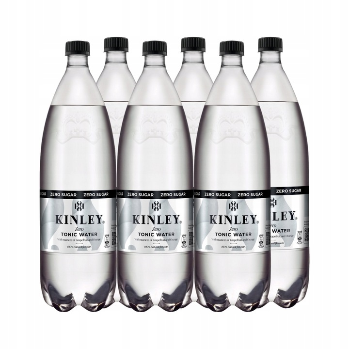 Kinley Tonic Zero 6x 1,5l napój gazowany klasycznyn tonik bez cukru
