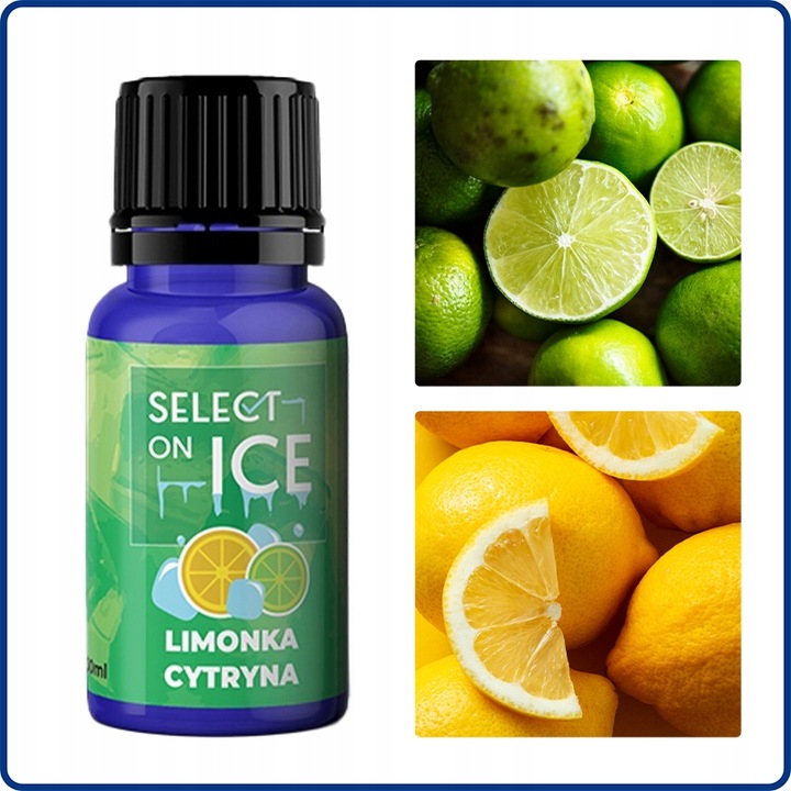 AROMAT SPOŻYWCZY DO CIAST NAPOJÓW SELECT ON ICE - CYTRYNA LIMONKA 30 ML