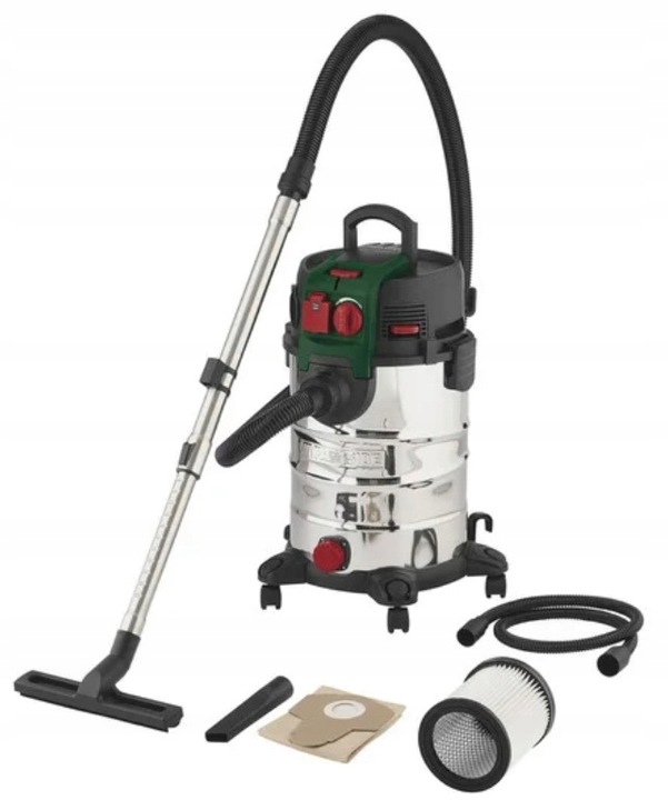 Odkurzacz PWD 30 C1 sucho mokro PARKSIDE 1500W gniazdo NAJMOCNIEJSZY