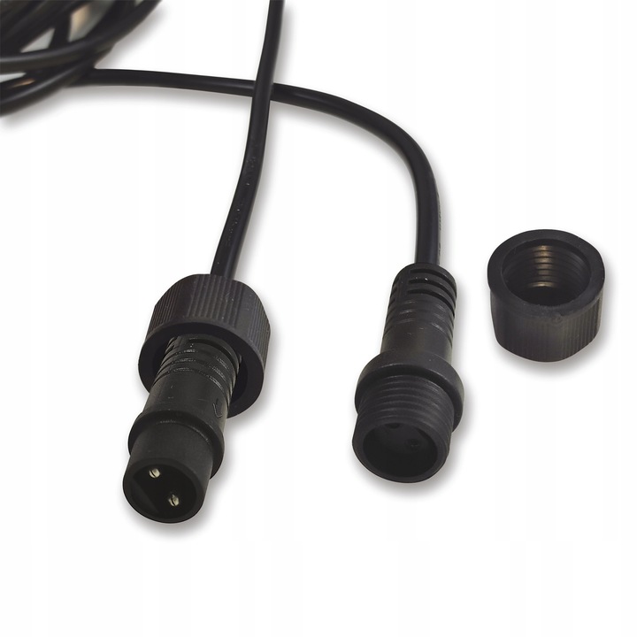 Girlanda Ogrodowa Świetlna 10m + 10x Żarówka LED 1W 2700K Zewnętrzna IP65