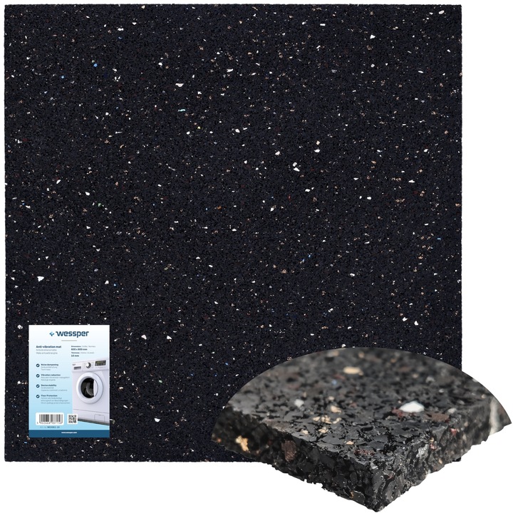 MATA ANTYWIBRACYJNA POD PRALKĘ/SUSZARKĘ FIRMY WESSPER 60x60 1cm