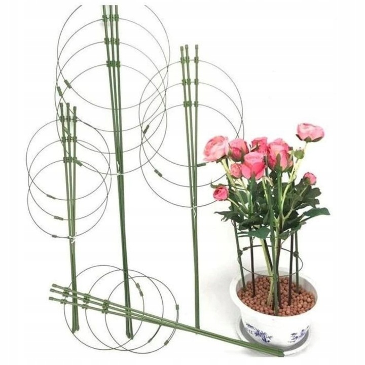 Podpórka do Kwiatów Podpora dla Roślin Doniczkowych Pnących Kwiatka 61cm 5x