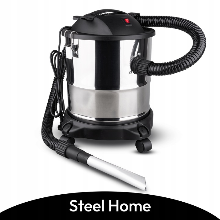 ODKURZACZ PRZEMYSŁOWY DO POPIOŁU PIECA KOMINKA 20L HEPA 2200W +