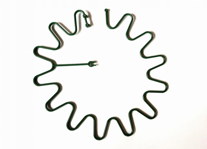 OBEJMA DO ROŚLIN FI 6 ZIELONA 50 SZT.