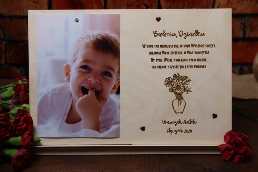 RAMKA DLA DZIADKA I BABCI Prezent na Dzień Dziadka Pierwszy Dzień Babci