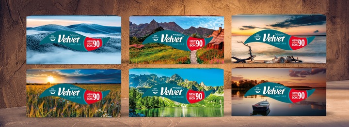 Velvet chusteczki Nature 10 opakowań