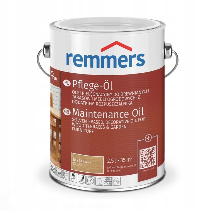 Olej do drewna Remmers orzech 5L