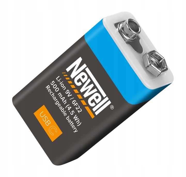 Akumulator Bateria Newell 9 V R9 USB-C 500 mAh
