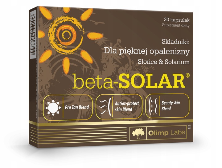 OLIMP BETA SOLAR 2x30kaps PIĘKNA ZDROWA OPALENIZNA