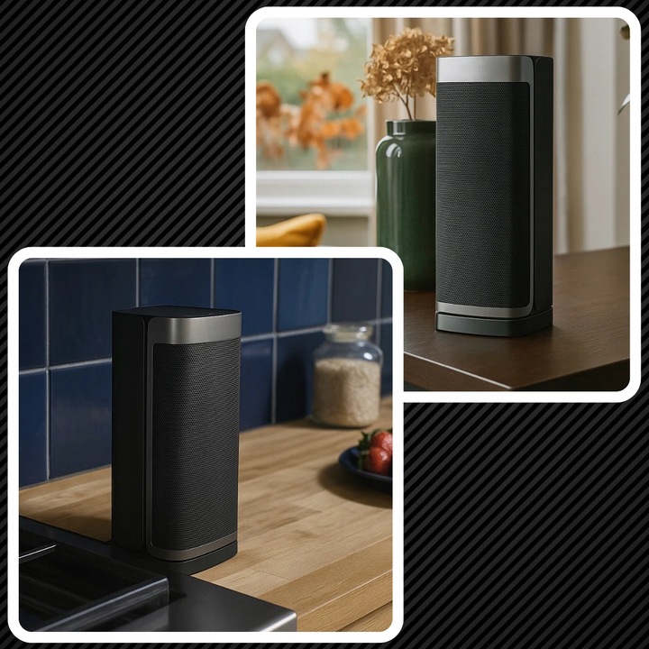 Termowentylator Farelka Cichy 2000W + Timer 4 Tryby Energooszczędny