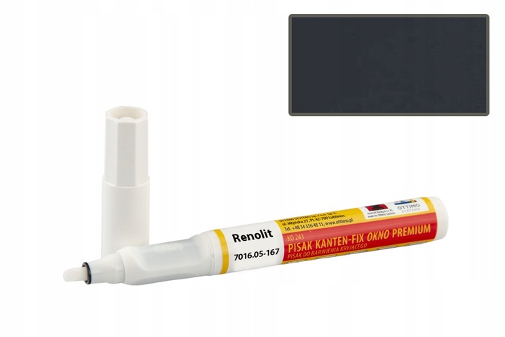 Pisak do retuszu KANTEN-FIX OKNO Ren. 7016.05-167 / RAL 7016 marker