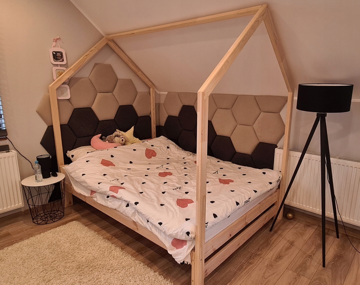 PLASTER MIODU panele tapicerowane HEXAGON SOFT