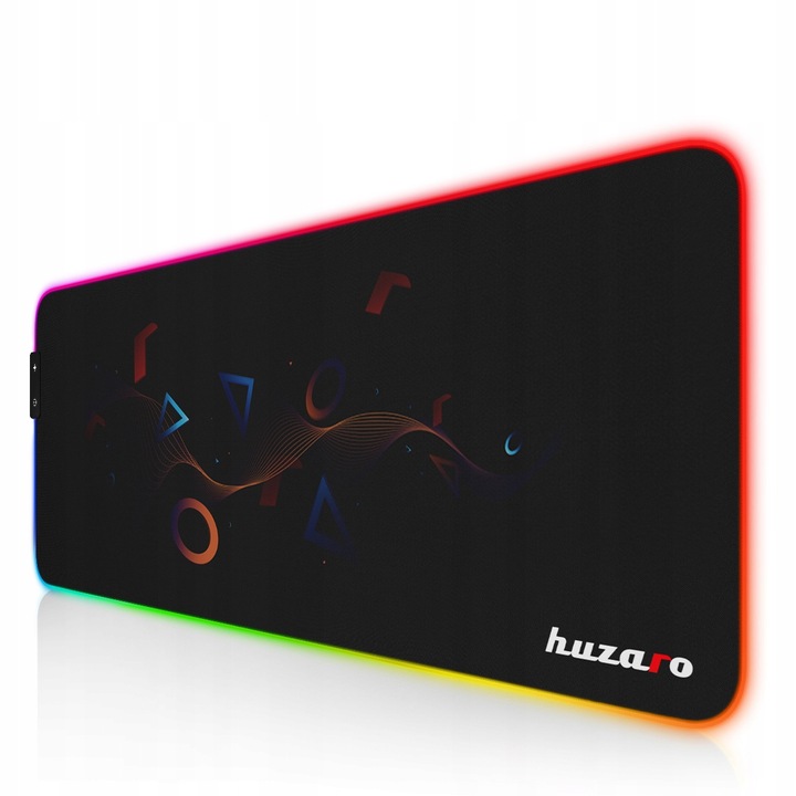 Podkładka LED RGB Mousepad 2.0 XL pod mysz czarna