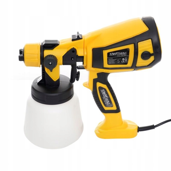 PISTOLET DO MALOWANIA ELEKTRYCZNY LAKIERNICZY 650W HVLP 800ml 32000 rpm
