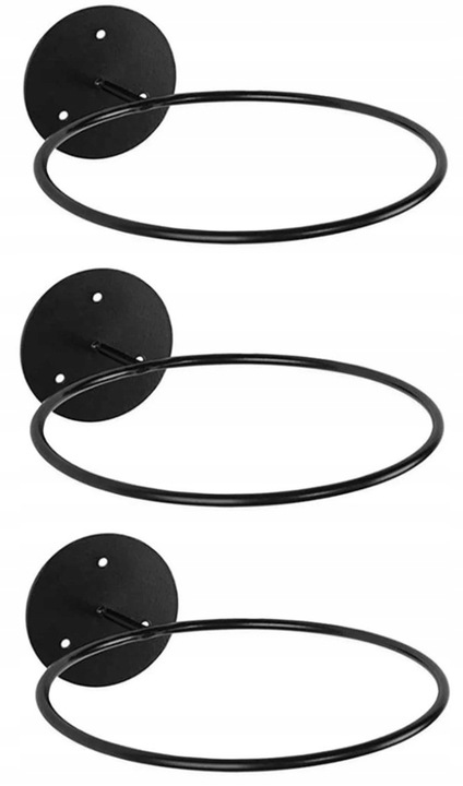 3X WIESZAK UCHWYT ŚCIENNY NA PIŁKĘ KASK CZAPKĘ DONICZKĘ STOJAK PIŁKI TRZY