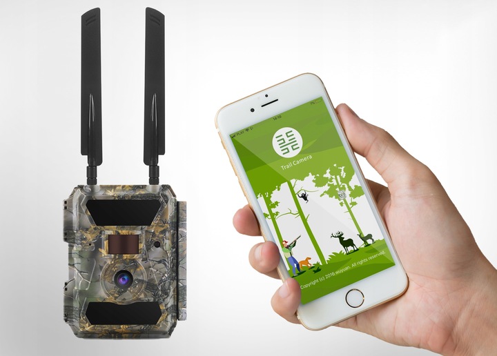 Kamera Leśna FOTOPUŁAPKA Myśliwska FHD GSM 4G LTE MMS wysyła FILMY