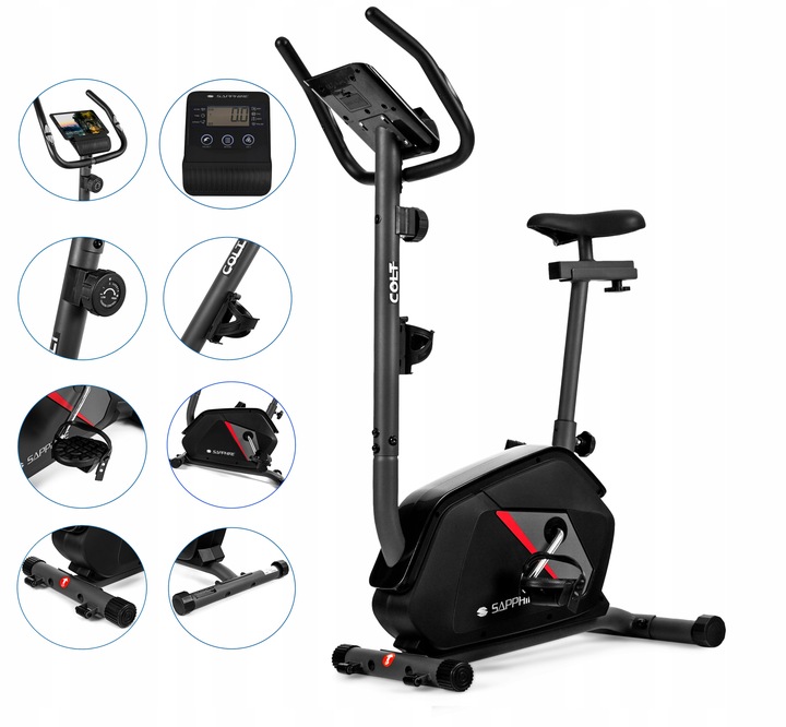 rower stacjonarny treningowy rowerek magnetyczny do ćwiczeń 150kg domowy